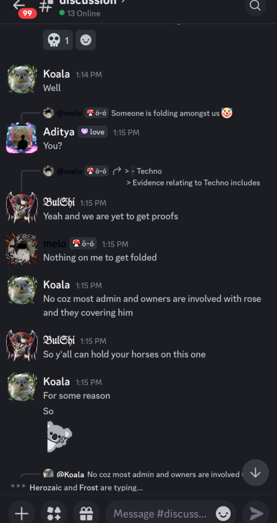 Coalition admitting no proofs yet